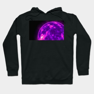 The Sun's Surface Close-Up - Purple Hoodie